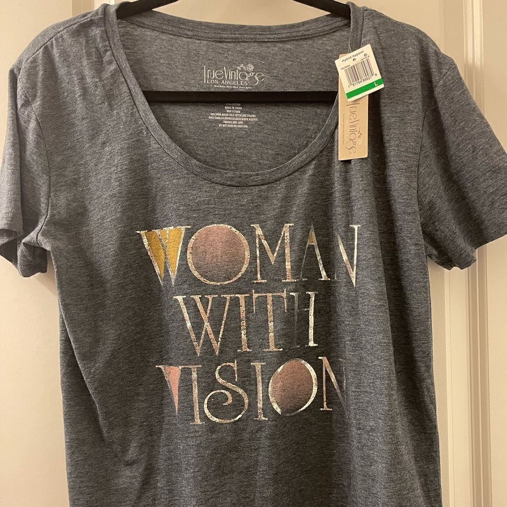 T Shirt True Vintage Women with Vision Size LG New